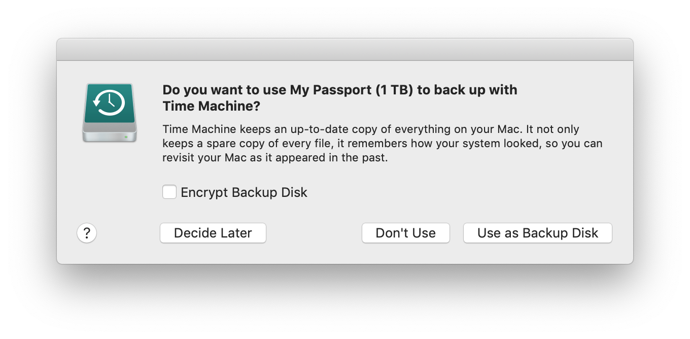 using auto backup my passport for mac